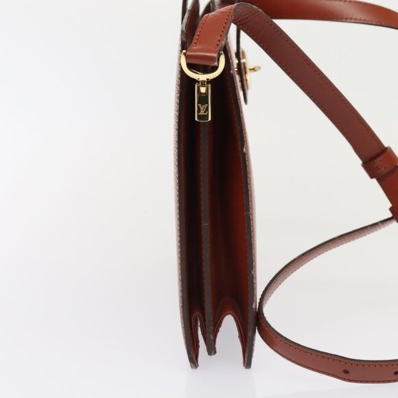 LOUIS VUITTON Epi Capuchin Shoulder Bag Brown M52343 LV Auth 92756 - Picture 5 of 16